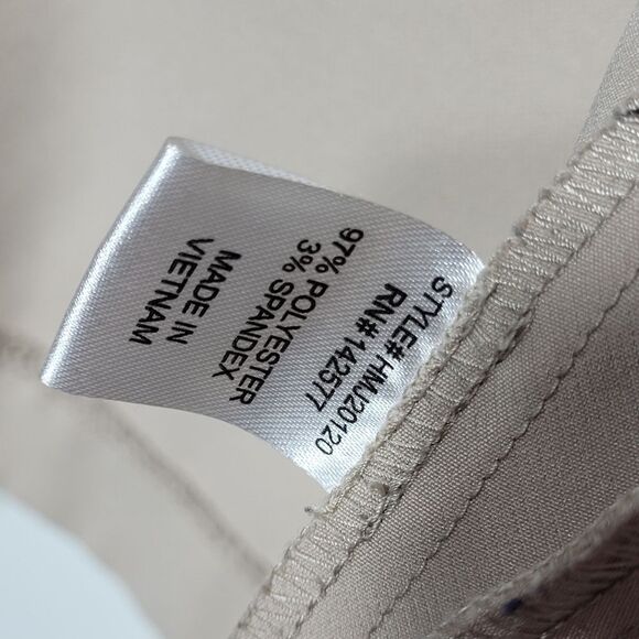 M HAUTE MONDE NEUTRAL STRETCH GATHERED SLEEVES OPEN BLAZER JACKET MEDIUM - Picture 3 of 4